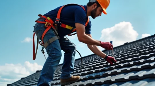 Installation de toiture